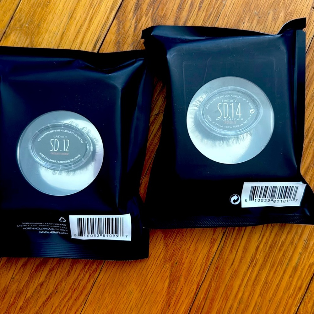 Lashify Stardust 2-pack SD12 & SD14 Lashes NWT in Chocolate